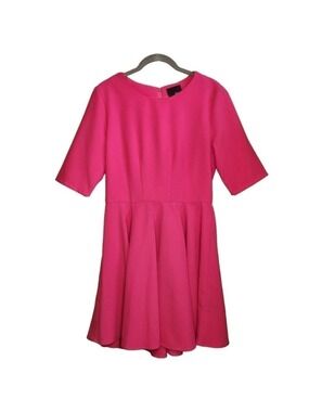 ANTHROPOLOGIE GREYLIN MAGENTA SKATER DRESS SIZE MEDIUM